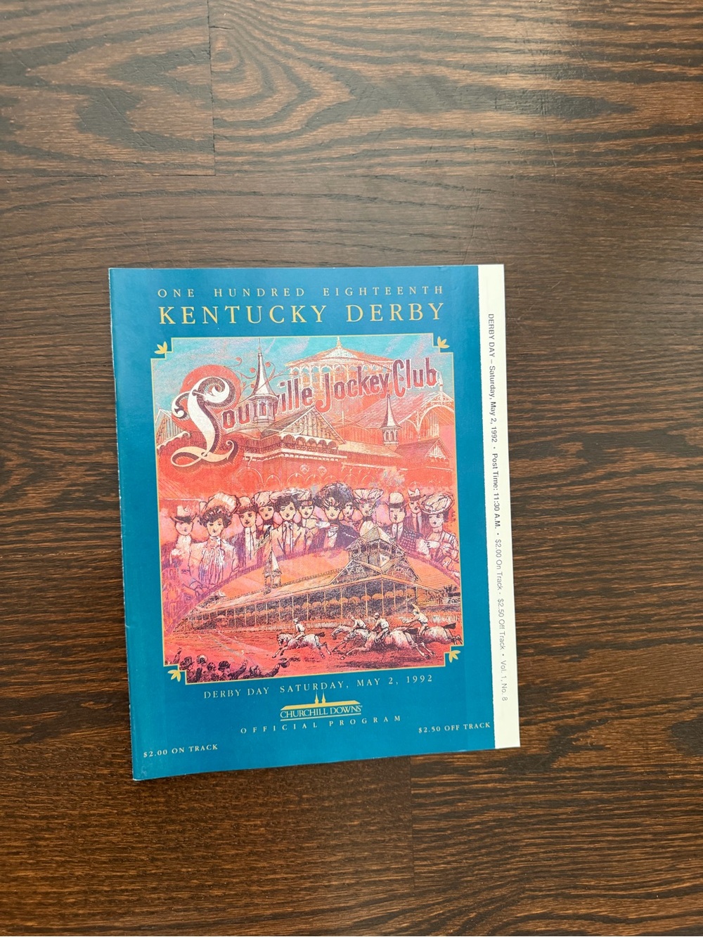 118th KENTUCKY DERBY May 2, 1992 Program